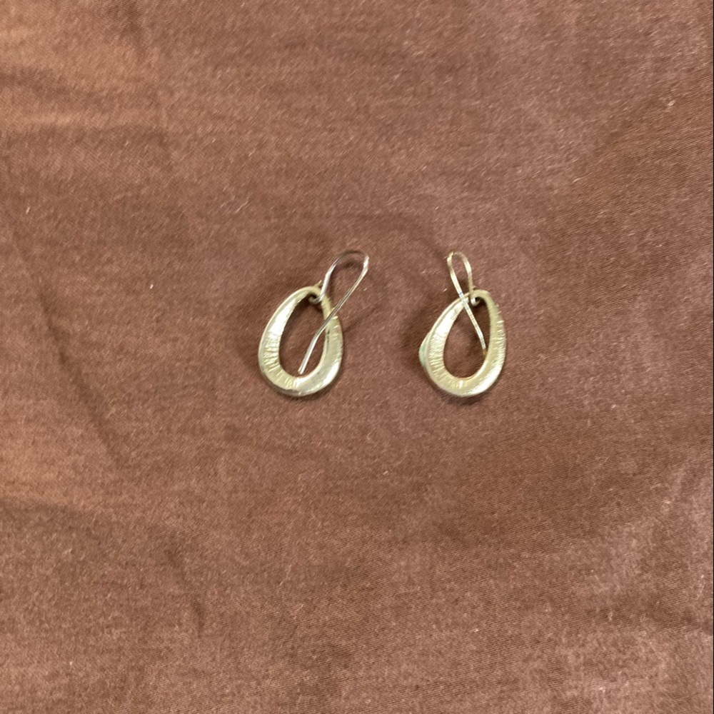 Gold earrings